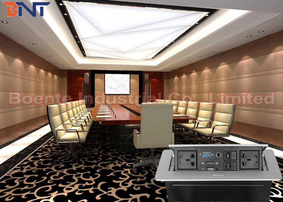 Konferenztisch-Knall-oben Ausgänge mit 3-Pin Netzstecker und HDMI-Hafen