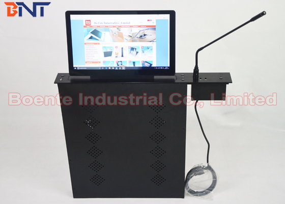 Konferenzsaal-Sitzungs-Mikrofon dünner motorisierter Schirm LCD Bildschirm des Aufzug-17,3 Zoll-1080P