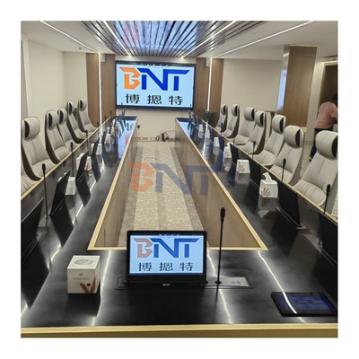 BNT Full HD-Bildschirm Billigmotorisierter abziehbarer Monitorlift mit Mikrofon für Konferenzsystem