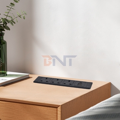 3UK Outlets Desktop Multifunktionelle Steckdosen mit 3AC-Steckdosen und 2*USB A+1*USB C-Ladestationen