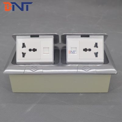 Aluminiumlegierung Pop Up Socket Slow Bounce Design für einen reibungslosen Betrieb anpassbare Stromversorgung