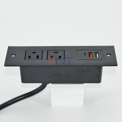 OEM/ODM Büro-Multifunktionssofa Steckdose in Tisch Steckdose US Steckdose mit USB A + C-Anschlüssen