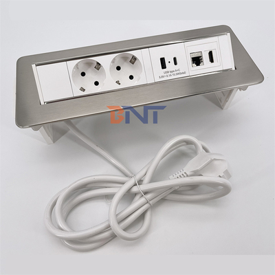 BNT Anpassbare Steckdose Steckdose versteckte Steckdose mit USB-Anschluss für Schreibtisch