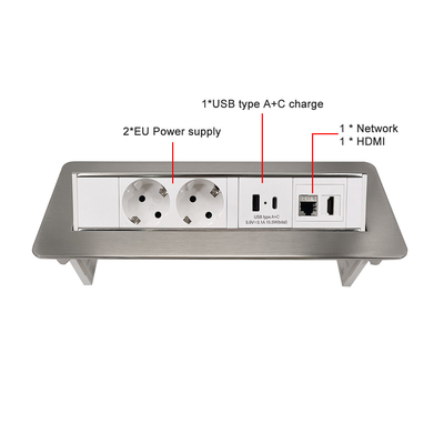 BNT Anpassbare Steckdose Steckdose versteckte Steckdose mit USB-Anschluss für Schreibtisch
