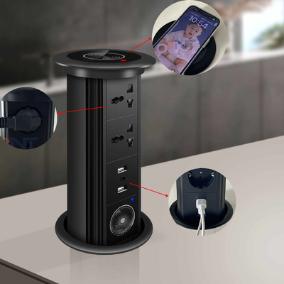 Elektrische Smart Intelligentes Heben Motorisierte Pop Up Schreibtisch Steckdose Konferenztisch Küche Steckdose Steckdose