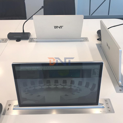 17.3 einziehbarer motorisierter Monitorlift Fernsehliftmechanismus mit motorisierter MIC für papierlose Konferenzsysteme