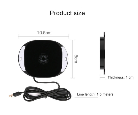 25mm Langstrecken-Wireless-Ladegerät unsichtbarer Marmor versteckt unter dem Schreibtisch Büromöbel Tisch schnelles drahtloses Ladegerät
