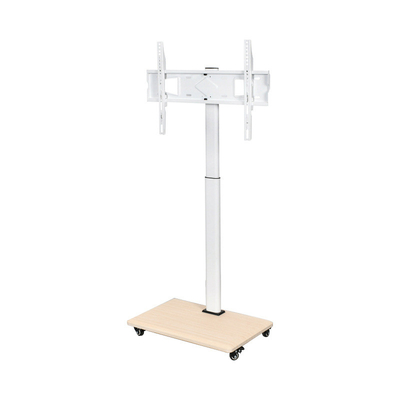 Motorisierte Flip-up-Style mobile Fernsehölzer mit Aufzugsmechanismus Versorgung für 46-75" Fernsehbildschirm Elektrische Aufhebung und Drehung
