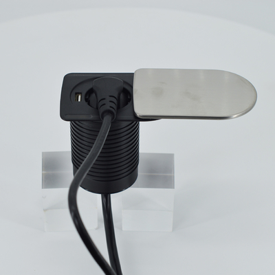 Mini-Steckdose versteckt Unter dem Schreibtisch Büromöbel Tisch 1 EU 1 USB A-Ladegerät