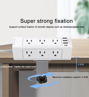 Boente multifunktionale Steckdose Tischklemm Montage Steckdose / bewegliche Schreibtischsteckdose Montage Tischsteckdose