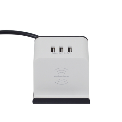 Universal-USB-Stromversorgungsschalter Steckdose Büromöbel ABS-Tischplattensteckdose 3 USB-Ausgangsanschlüsse 1,5 m Kabel 10A/16A