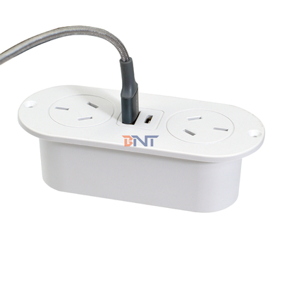 5v 2.1a eingebaute Schreibtisch-ABS-Sofa Steckdose AU-Standard-Stromanschlüsse & USB-A+C-Ladesecke für Hotel/Bar/Me