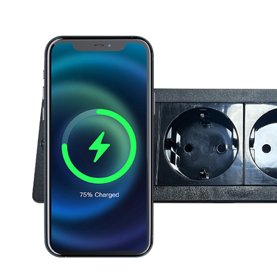 Heissverkauf Eingebaute 3EU-Standard-Wireless-Ladesteckung 5A Nennstrom-Schreibtisch/Sofa/Hotel/Bar/Sitzungsraum Steckdosen S