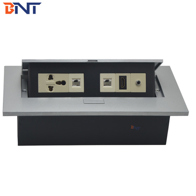 Verborgene 3.5 Audio Desk Pop Up Steckdosen Schwarz Matte, Stromanschluss für Tisch