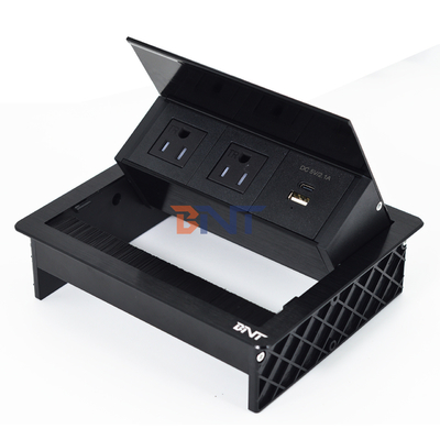 Fabrik USDesktop Tisch Flip Cover 20W USB Steckdose versteckte Desktop Strom Grommet Pinsel