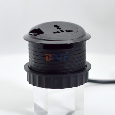 80 mm runde Steckdosen und Steckdosen Standardsteckdosen mit USB-Ladestation Typ-C-Anschluss