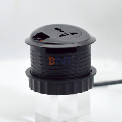 80 mm runde Steckdosen und Steckdosen Standardsteckdosen mit USB-Ladestation Typ-C-Anschluss