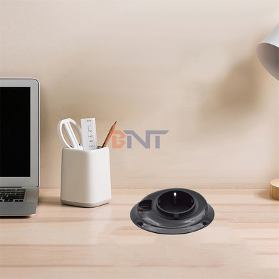 Desktop-Steckdose für Küche und Büro ABS PC-Material und anpassbare USB-AC-Ladung