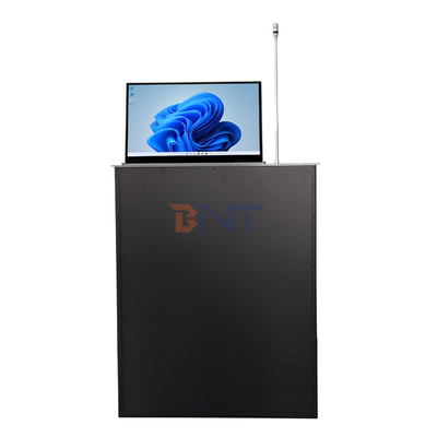 Intelligente Flush Mount Rückziehbarer Bildschirm LCD Monitor Lift Schnellheben eingebautes Mikrofon für Konferenzen