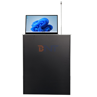 Intelligente Flush Mount Rückziehbarer Bildschirm LCD Monitor Lift Schnellheben eingebautes Mikrofon für Konferenzen
