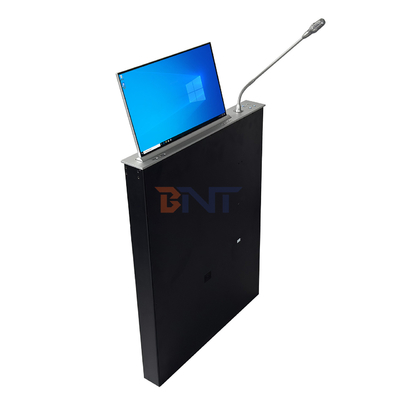 BNT Full HD-Bildschirm Billigmotorisierter abziehbarer Monitorlift mit Mikrofon für Konferenzsystem