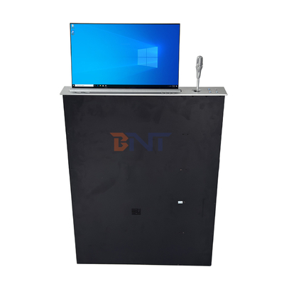 BNT Full HD-Bildschirm Billigmotorisierter abziehbarer Monitorlift mit Mikrofon für Konferenzsystem