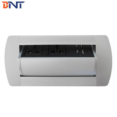 Office Desk Pop Up Power Data Jack mit 2* Universal Power / 2* USB-Konfiguration