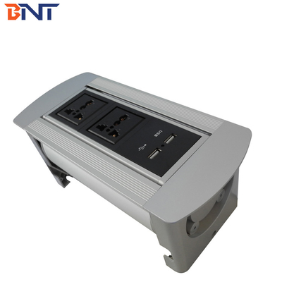 Office Desk Pop Up Power Data Jack mit 2* Universal Power / 2* USB-Konfiguration