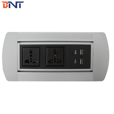 Office Desk Pop Up Power Data Jack mit 2* Universal Power / 2* USB-Konfiguration
