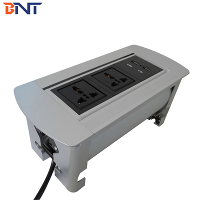 Office Desk Pop Up Power Data Jack mit 2* Universal Power / 2* USB-Konfiguration