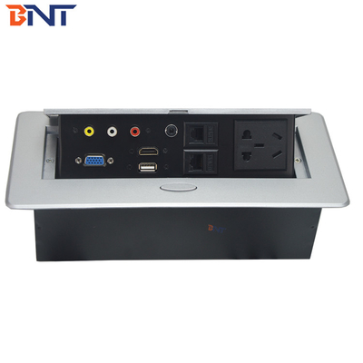Quadratische Ecke Desktop Strom-Datenanschluss 10 ~ 16A Nennstrom