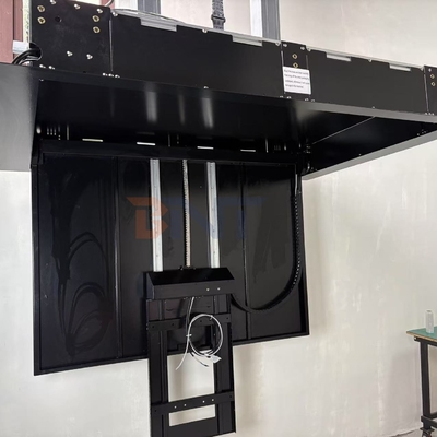 55-Zoll-Motorisiertes Fernsehliftstand mit Fernbedienung Decken Flip Down TV-Halter mit Funktionen von Drop Down und Rotation
