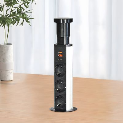 Universal Power Küchensteckdose Sacar El Enchufe De La Cocina Versteckte Tischplatte Pop-up Küchensteckdosen für moderne Smart Kitchen