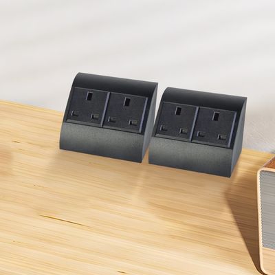 Office & Home Desk Corner UK Steckdose mit 2 Steckdosen für mehrere Geräte