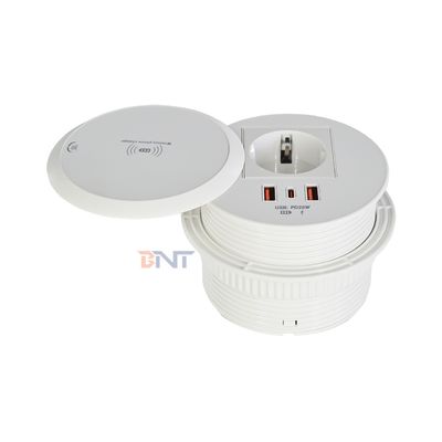 Eingebettete Design-Tisch- oder Sofa-Stromanschluss EU-Standard-Stromanschluss mit 2 Ladeanschlüssen Typ A+1 Typ C