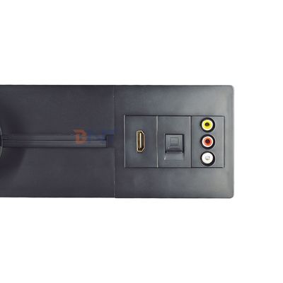 Neue, abnehmbare Steckdose mit Schwachstrom-Schnittstelle, praktische, wandmontierte Mehrfachsteckdosen-Stromschiene