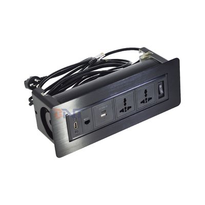 Multimedia Drehbare Schreibtisch Steckdose/Klappbare Tisch Steckdose/Konferenztisch-Paneel-Steckdose