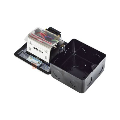 Benutzerdefinierte universale Stromversorgung Pop-up Verborgene Funktion Bodensteckdose Wasserdichte Bodensteckdose Langsam IP44