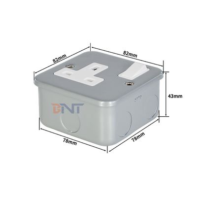 UK Power Standard New Style Wall Socket Panel mit Ein-/Aus-Schaltersteuerung