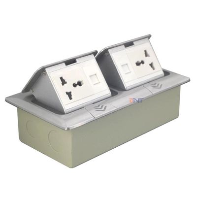 Aluminiumlegierung Pop Up Socket Slow Bounce Design für einen reibungslosen Betrieb anpassbare Stromversorgung